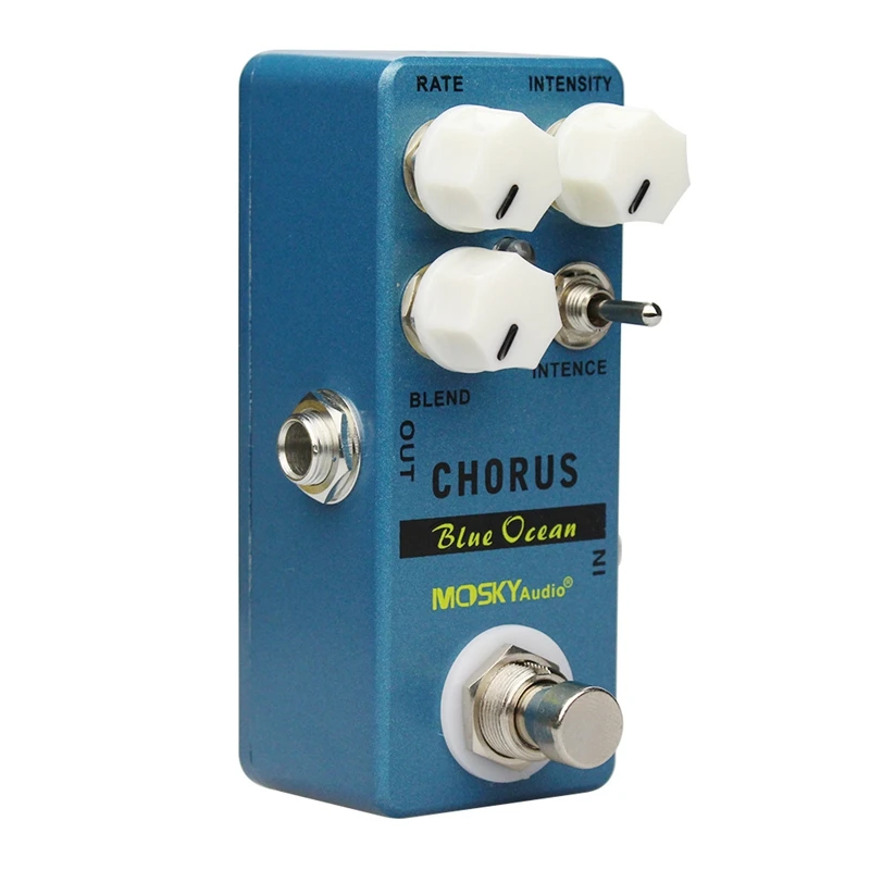 MOSKYaudio Blue Ocean Chorus Мини Синий Гитарные Эффекты Гитарная Педаль Эффектов Гитарная Педаль Эффектов True Bypass Цельнометаллический Корпус