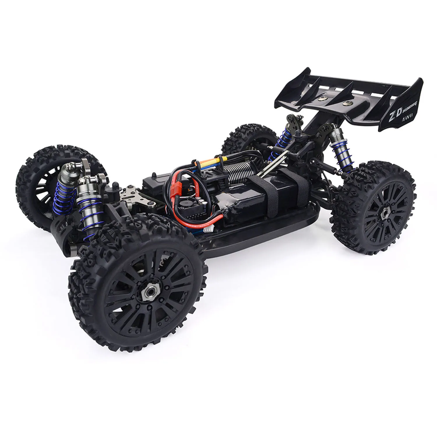100 км: H 1:8 ZD Racing Cars RTR Высокоскоростной радиоуправляемый багги 9020 V3 4X4 Электрический дистанционный металлический амортизатор для внедорожников для мальчиков