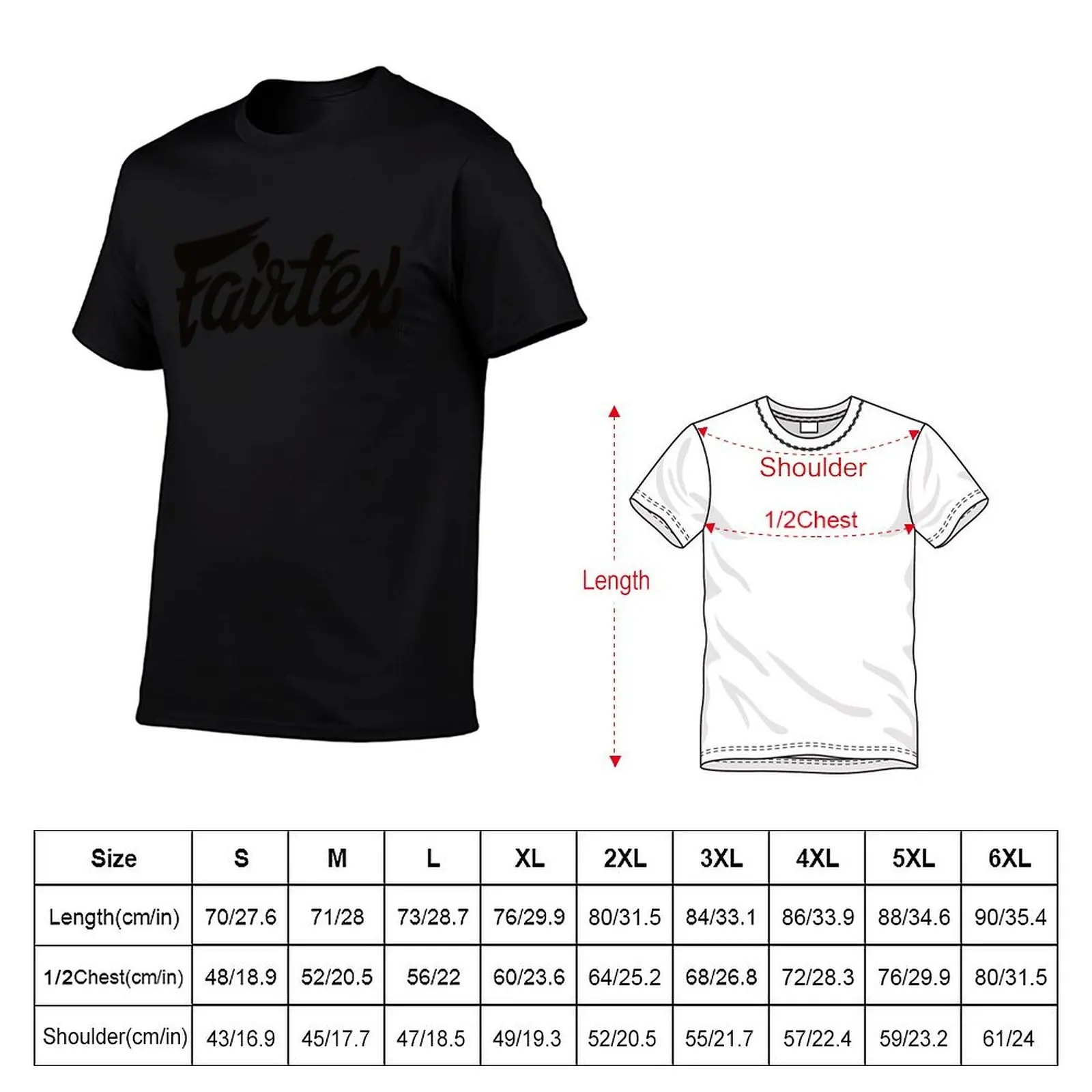 Футболка The Sports Patch от Fairtex, хлопковая футболка, комплект футболок, футболка из 100% хлопка (art.: 3920d125ae96c) - 3920d125ae96c