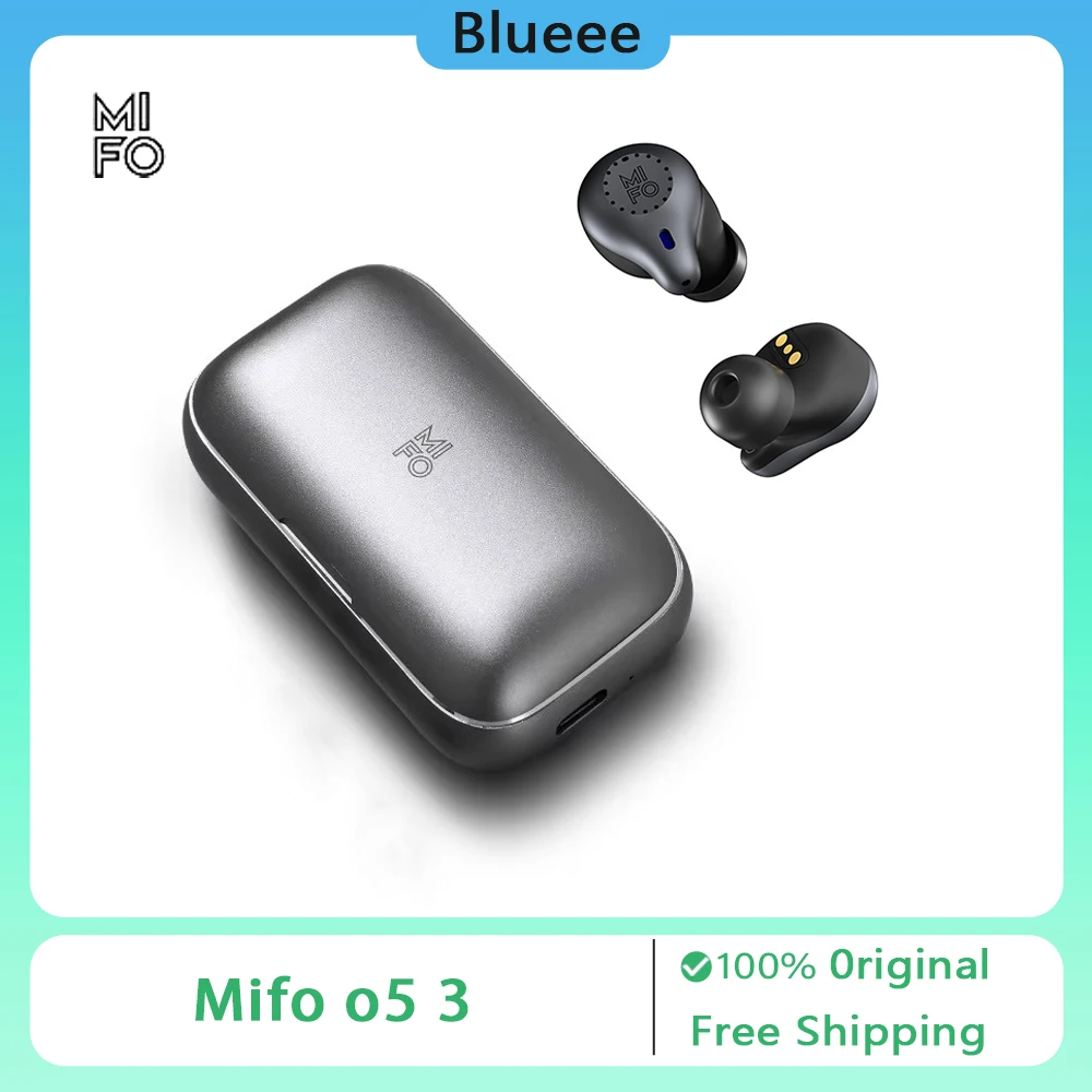 Mifo o5 3-вкладыши беспроводные наушники Bluetooth водонепроницаемые наушники с длительным сроком службы батареи шумоподавление индивидуальные спортивные наушники