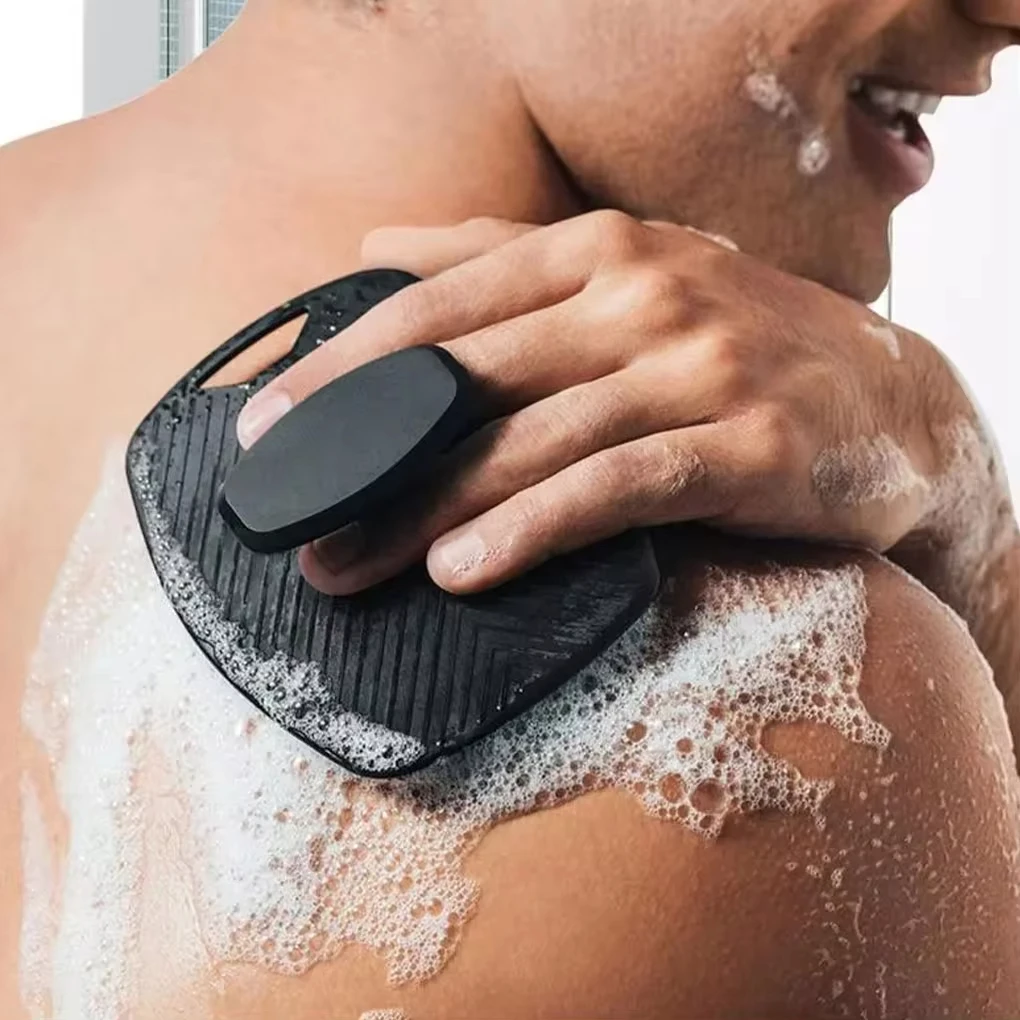 1 шт., многофункциональная отшелушивающая силиконовая массажная щетка Pamper Yourself, удобная и практичная, легко чистящаяся силиконовая массажная щетка