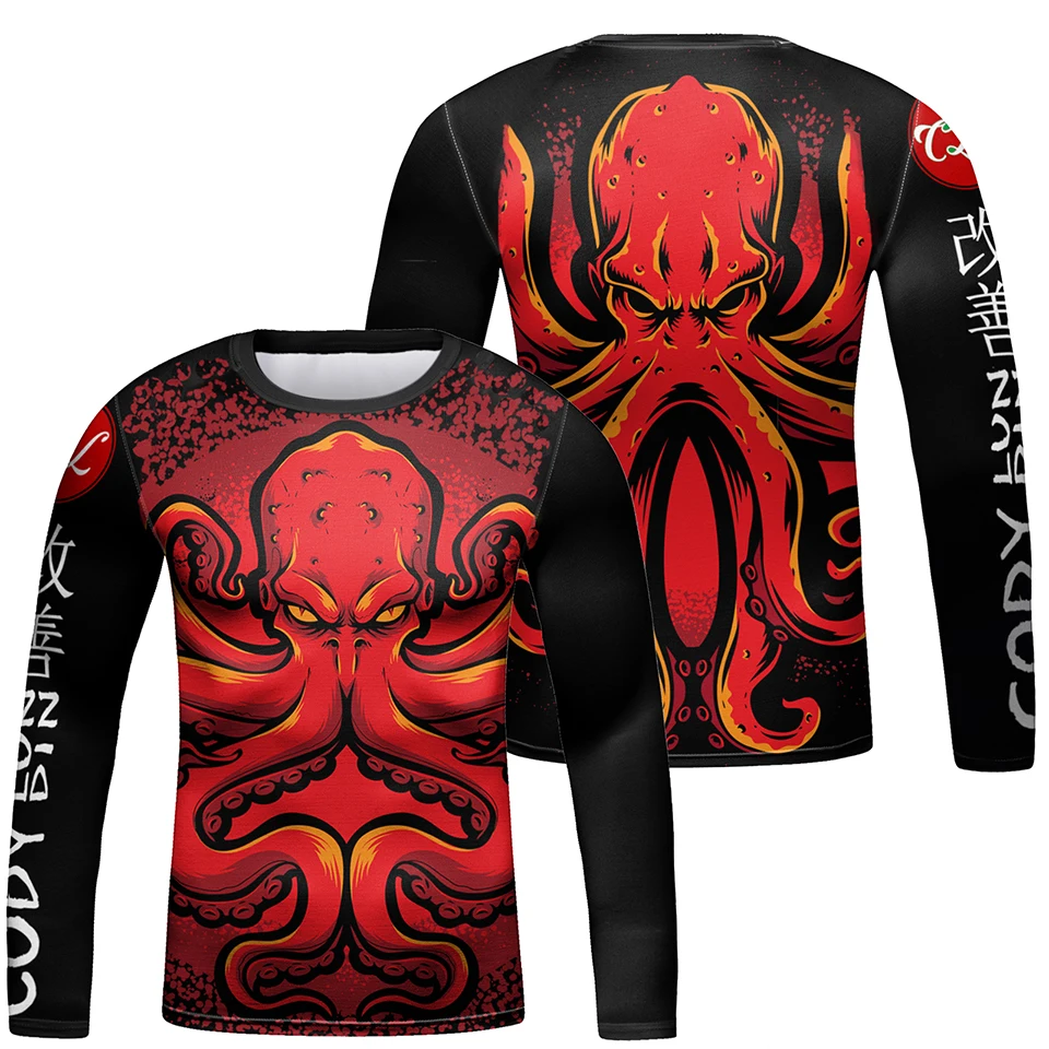 Футболка Jiu jitsuRashguard + шорты для ММА, 4 шт.комплект (art.: 3920c717ada5f) - 3920c717ada5f