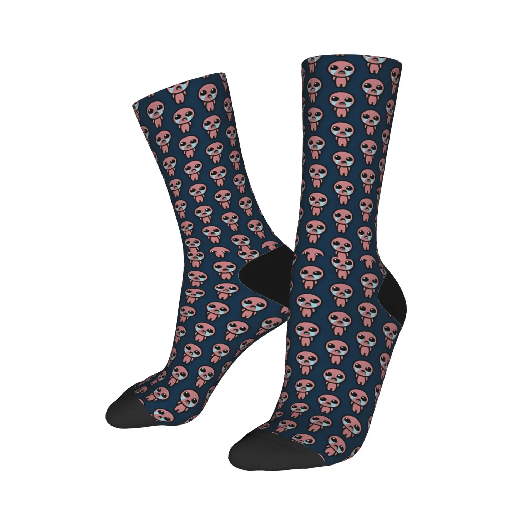 Мужские носки Harajuku The Binding Of Isaac Rebirth Sock Action Adventure Skateboard Женские носки Весна Лето Осень Зима