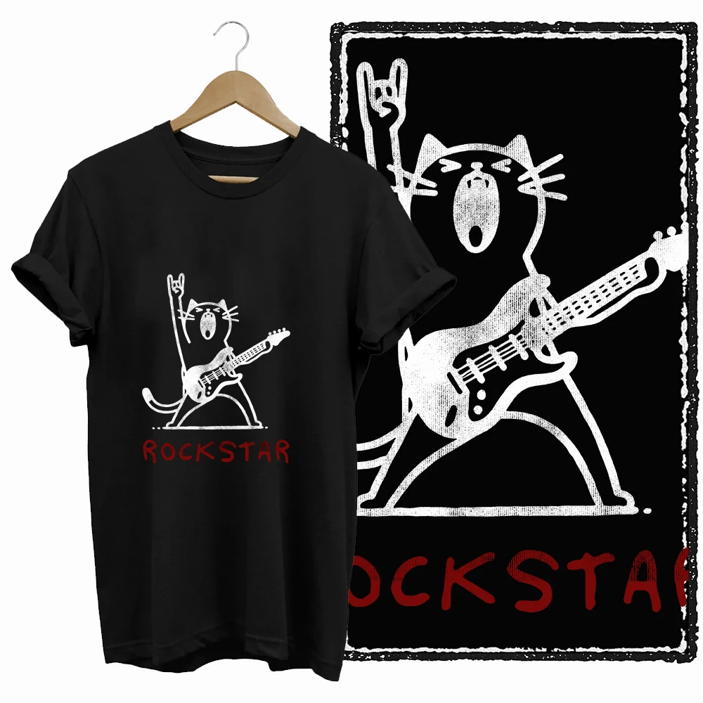 Фото COOLMIND 100% хлопок ЧЕРНЫЙ Короткий seleve кошачий принт эксклюзивная графическая женская футболка большого размера свободная хлопковая женская футболка для любителей кошек №2