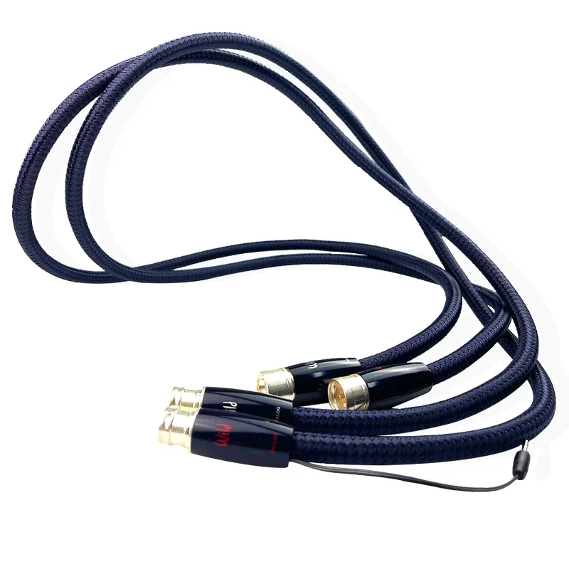 Фото Пара сбалансированных кабелей Wild Blue Yonder XLR PSS Silver HiFi Audio Interconnect Line с системой рассеивания шума 72 В №2