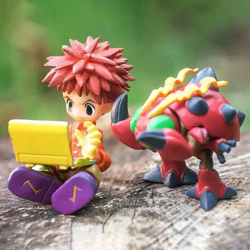 Digimon Adventure Q версия аниме модель Izumi Koushiro Tentomon игрушка украшение стола статуя кукла ПВХ детский торт подарки