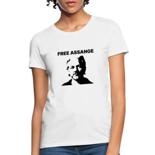 Свободная Женская футболка Assange WikiLeaks, с длинным или коротким рукавом