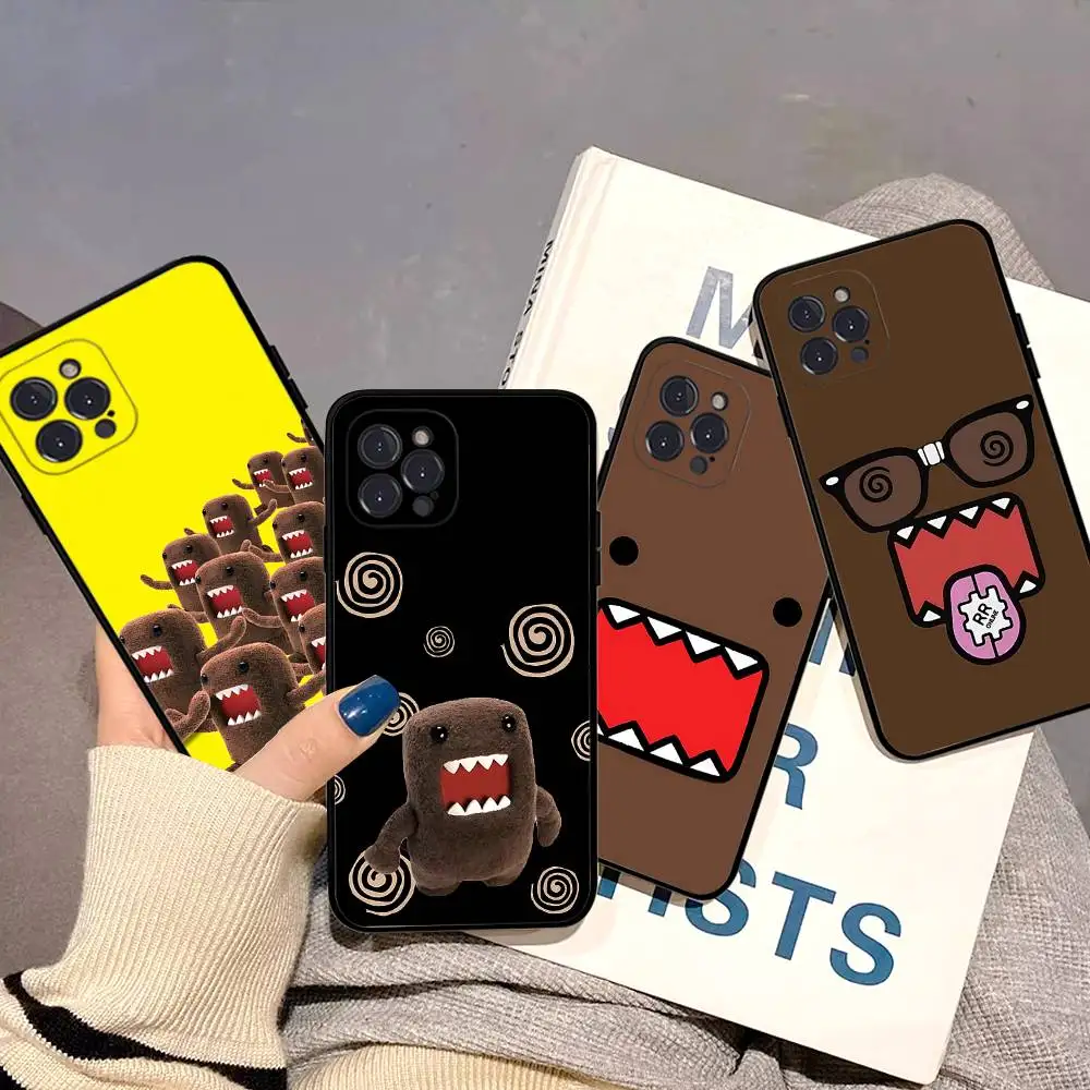 Милый силиконовый мягкий чехол для телефона D-Domo-kun для Iphone 16, 15, 14, 13, 12, 11 Pro Mini XS MAX Plus X Cover
