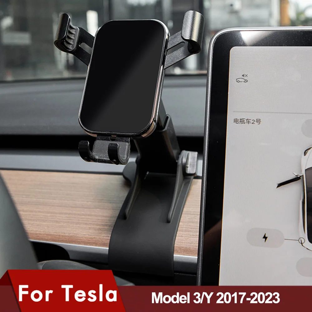 Держатель для телефона Tesla Model 3 Y, опора для сотового телефона, стойка для смартфона, аксессуары для подставки, левый и правый руль