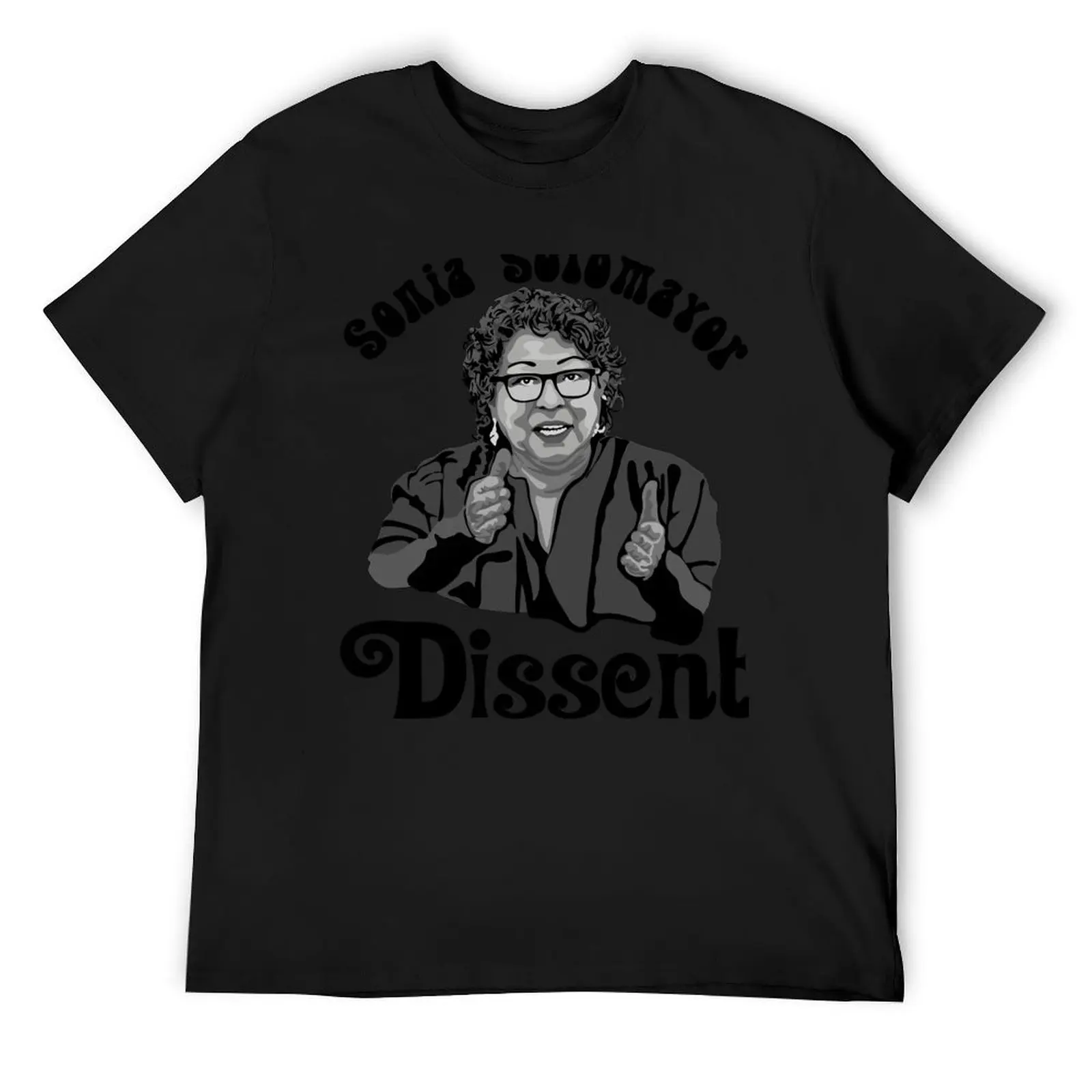 Соня Sotomayor-Dissent футболка с рисунком винтажная аниме вещи хлопковые футболки с рисунком простые футболки мужские