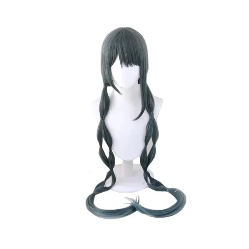 Danganronpa Killing Chabashira Tenko парик костюмы для косплея женские синие длинные косы синтетические волосы женский парик для вечеринки + шапочка для парика
