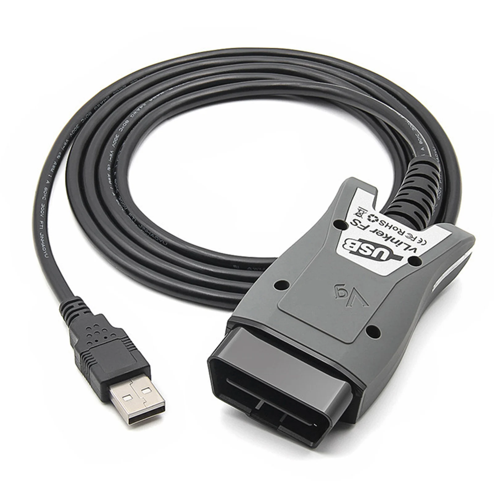 Vlinker FS OBD адаптер Vgate Vlinker FS инструмент для сканирования интерфейса диагностический инструмент кодирования для автомобилей серии Lincoln поддер...