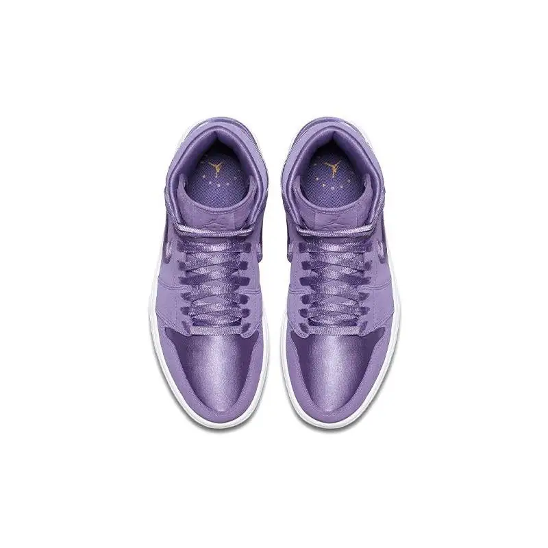 Фото Женские кроссовки Nike Jordan 1, высокий сезон Her Purple Earth AO1847-540 №4