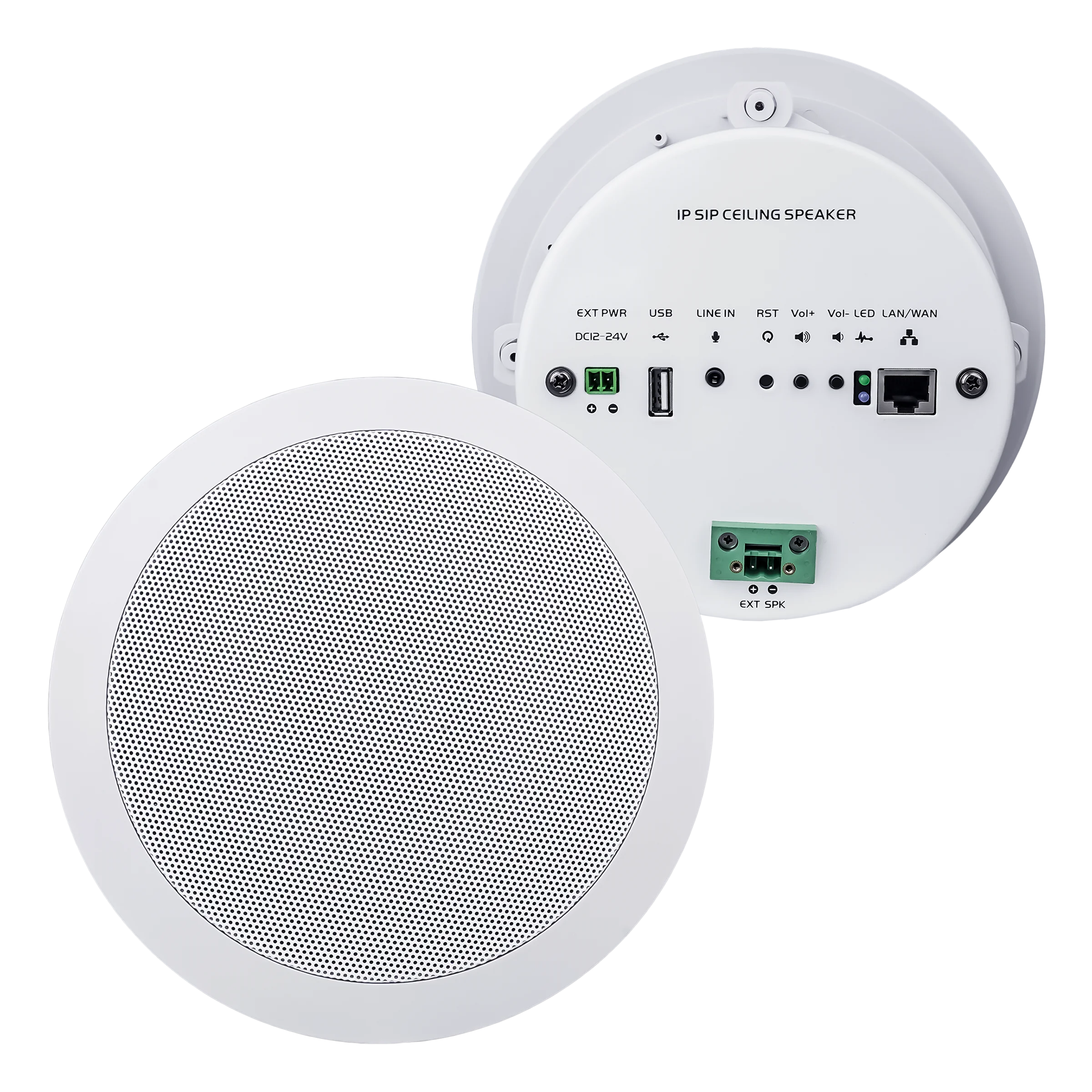 POE611 Производитель OBTPA в Шэньчжэне Ip Ethernet Rj45 Потолочный громкоговоритель POE Сетевой SIP Активный динамик Потолочный динамик