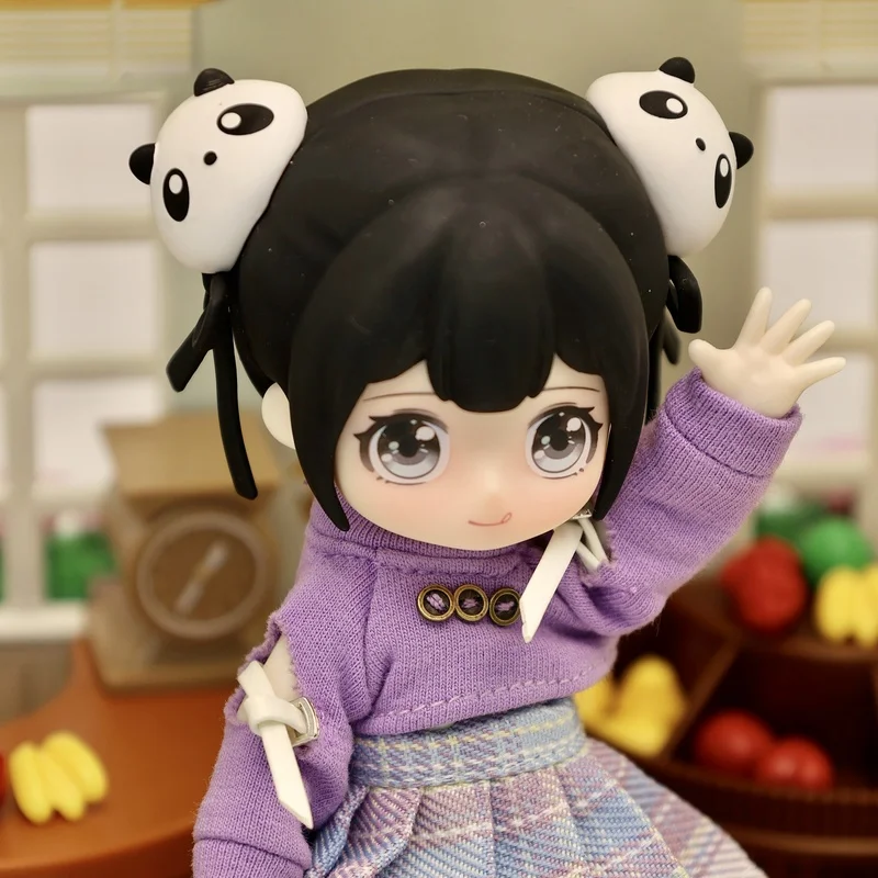 Фото 1/12 Bjd аниме Ob11 куклы одежда милая и крутая стильная Jk юбка ГСК экшн-фигурка аксессуары комплект платья девочка детская игрушка подарок №4