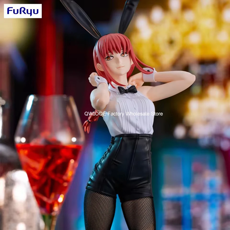 Оригинальные оригинальные игрушки FuRyu BiCute Bunny бензопила, 30 см, фигурки кролика макима, девочки, аниме, игрушки для детей, дропшиппинг, без коробки