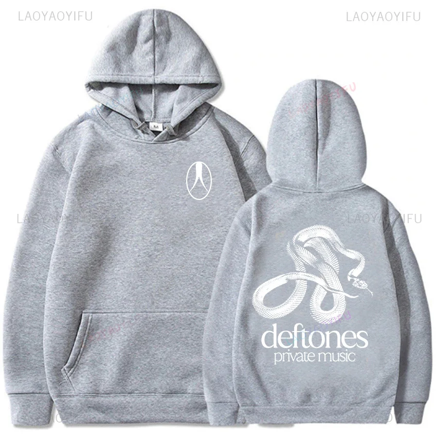 Фото Deftones музыкальный принт негабаритная толстовка унисекс с капюшоном уличная повседневная толстовка с рисунком одежда рок-группы №3