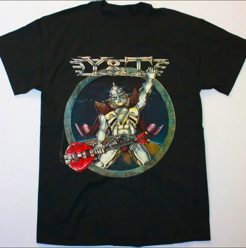 Y & T IN ROCK WE TRUST черная футболка унисекс, все размеры от S до 5XL