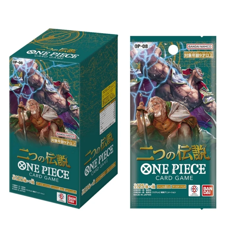 Оригинальный усилитель Bandai OPCG в стиле аниме One Piece OP01 OP02 OP09 OP10 PRB01 Пробуждение новой эпохи TCG Card Pack Коллекция игрушек
