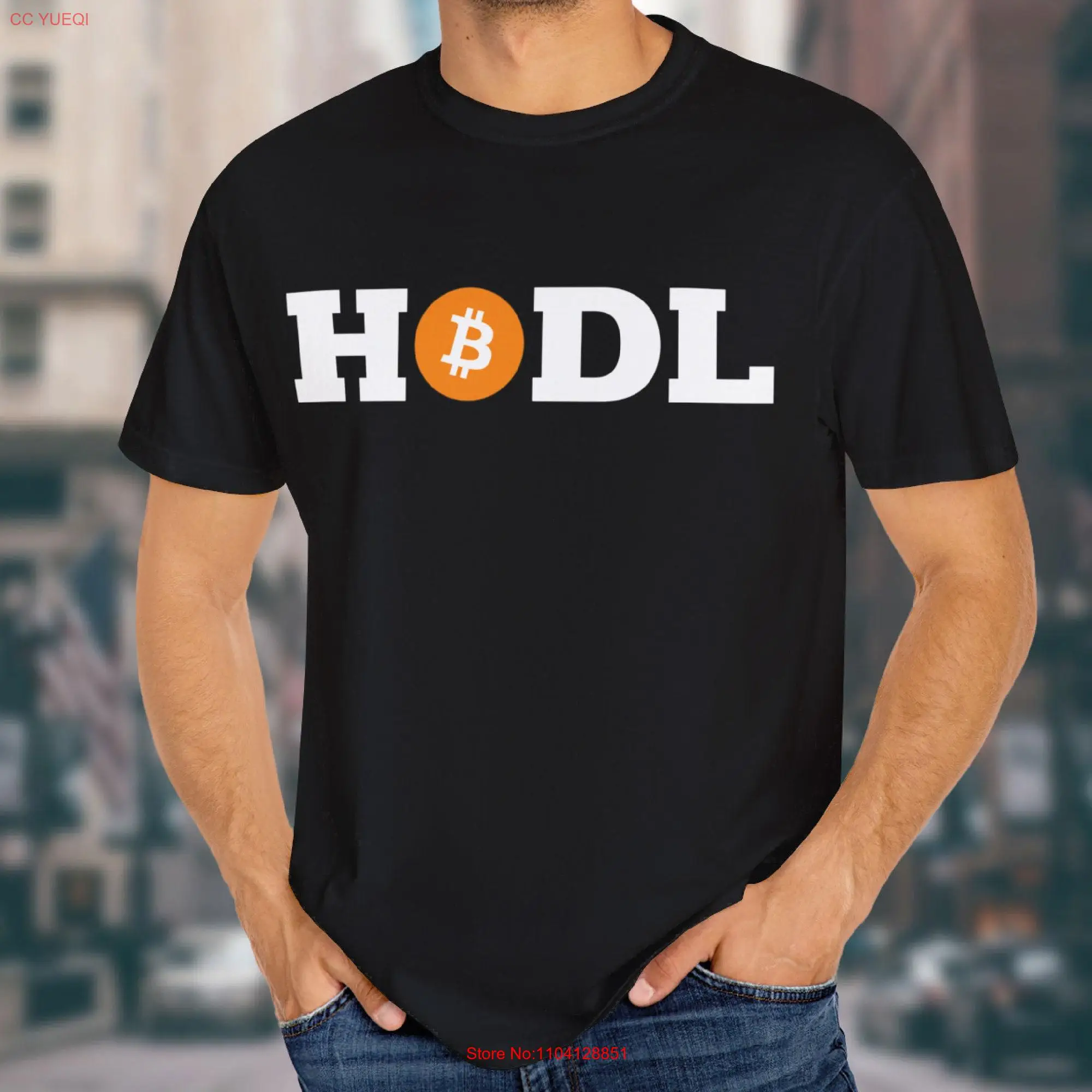 HODL Биткоин BTC Состаренный винтажный логотип криптовалюты забавная надпись «уважаемая жизнь Луну» футболка
