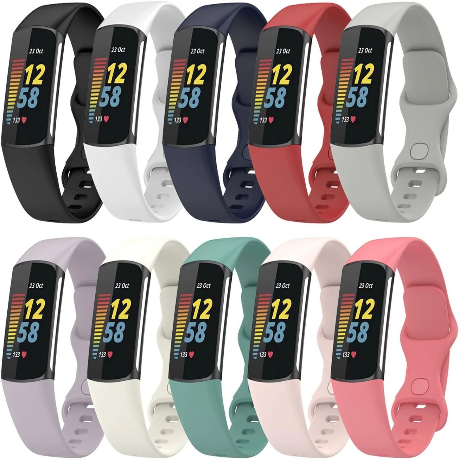 Фитнес-браслет Fitbit Charge 5 Band-улучшите качество вашего фитнес-снаряжения с помощью изящных и прочных фитнес-устройств