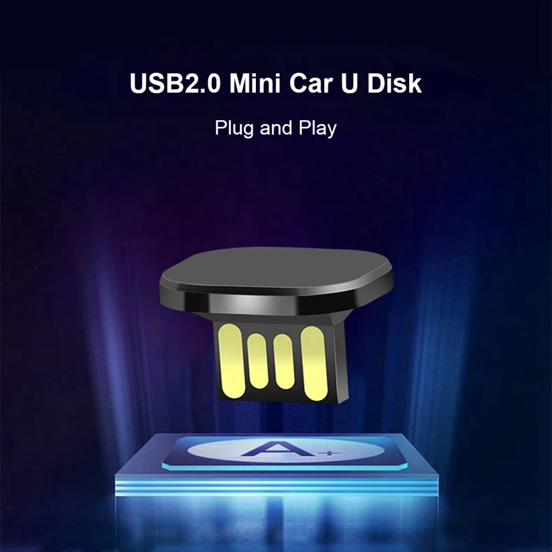 Фото Встроенная музыка, мини-короткий автомобильный U-диск Pendrive USB-флешка Memory Stick USB2.0 Short UDP Udisk Chip Flash №5