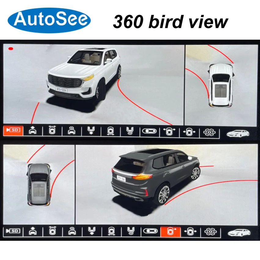 подходит оригинальный OEM-монитор 2020 для Chevrolet Trailblazer 360 °   камера «птичье глаз» Панорамный вид Передняя задняя Парковка объемного звучания назад