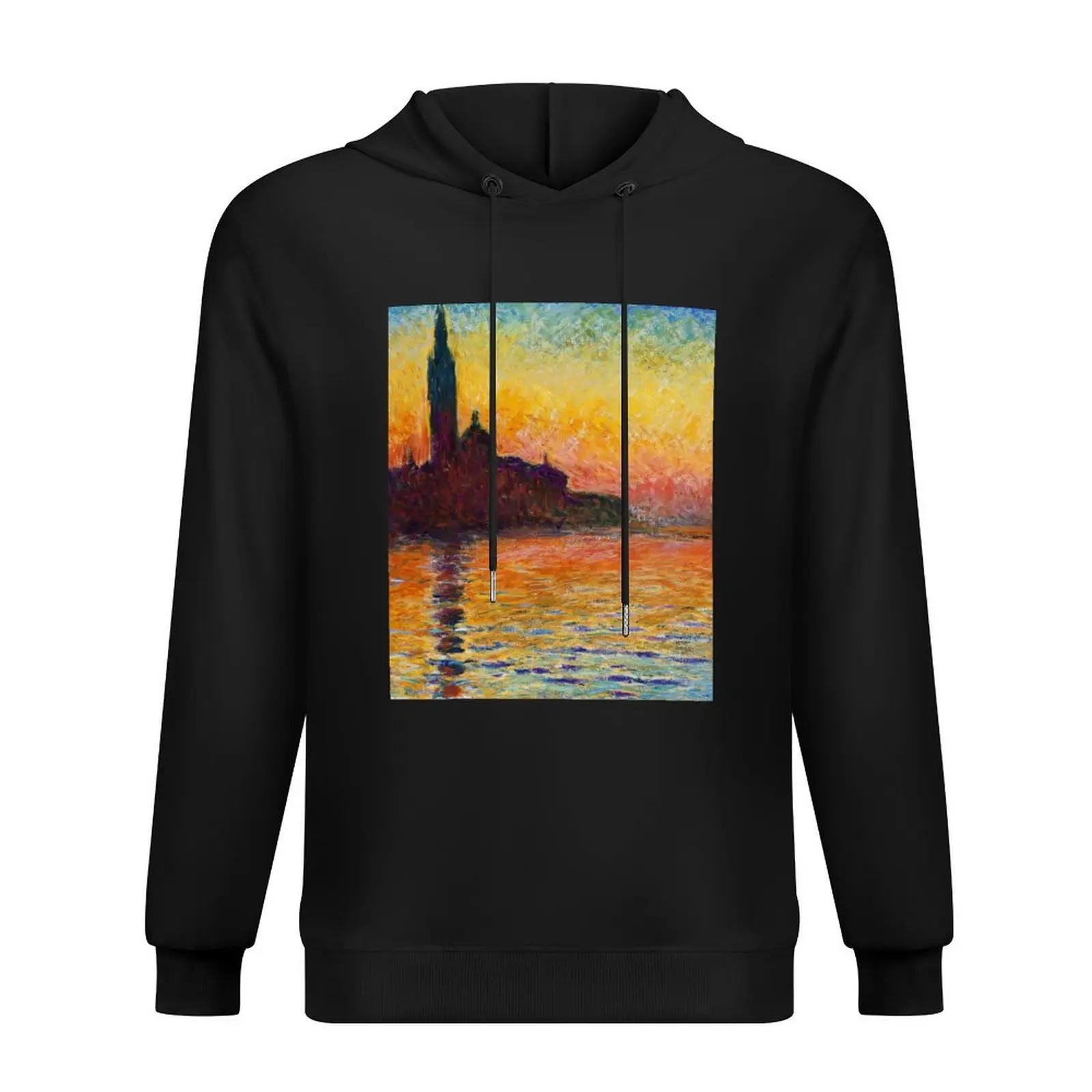 San Giorgio Maggiore at Dusk - Венеция Толстовка с капюшоном осенняя куртка мужская мужская одежда корейский стиль одежда мужская толстовка