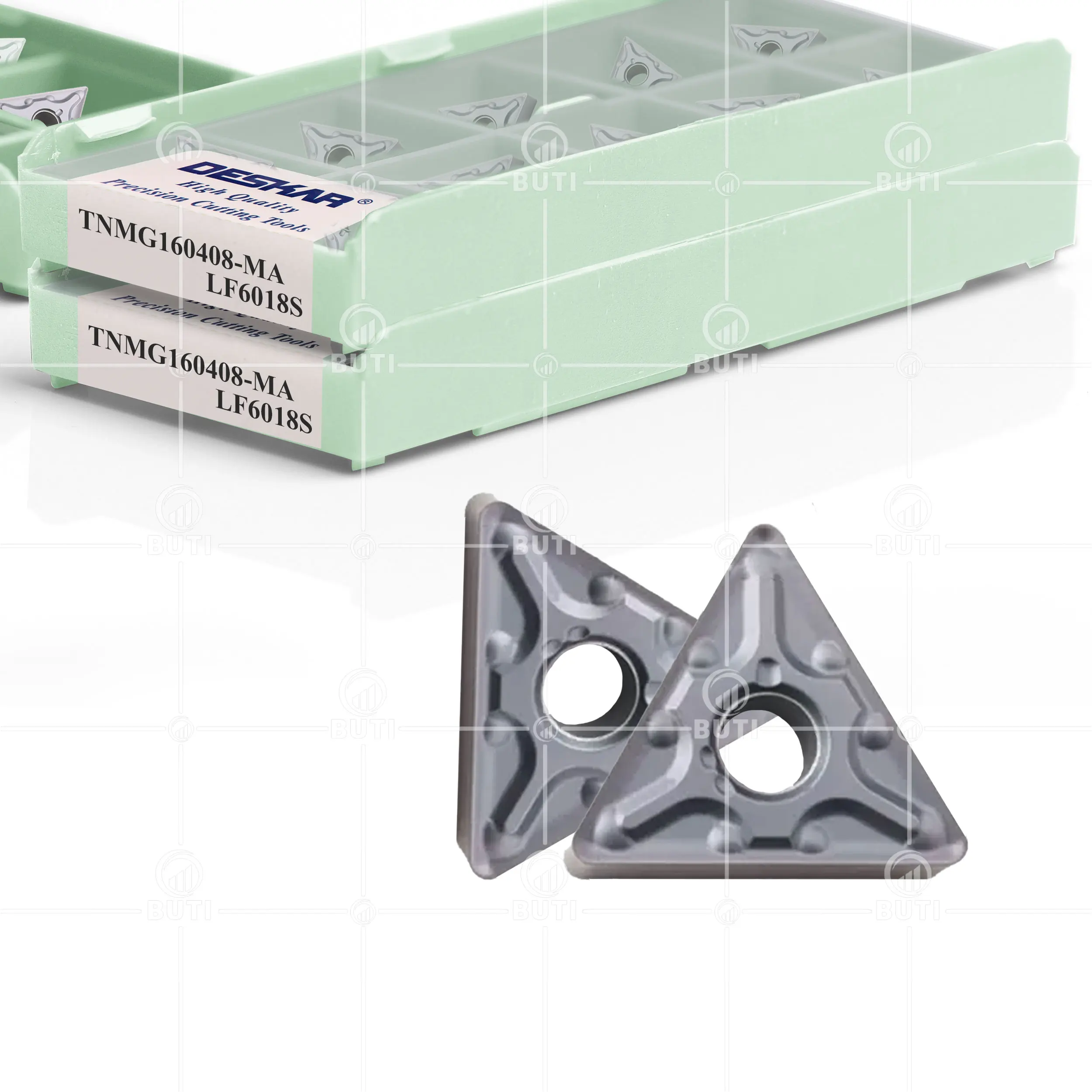 Фото DESKAR 100% оригинальные карбидные вставки CNC токарные инструменты TNMG160404 TNMG160408 CF HA MA MS R-S L-S используются для обработки нержавеющей стали №3