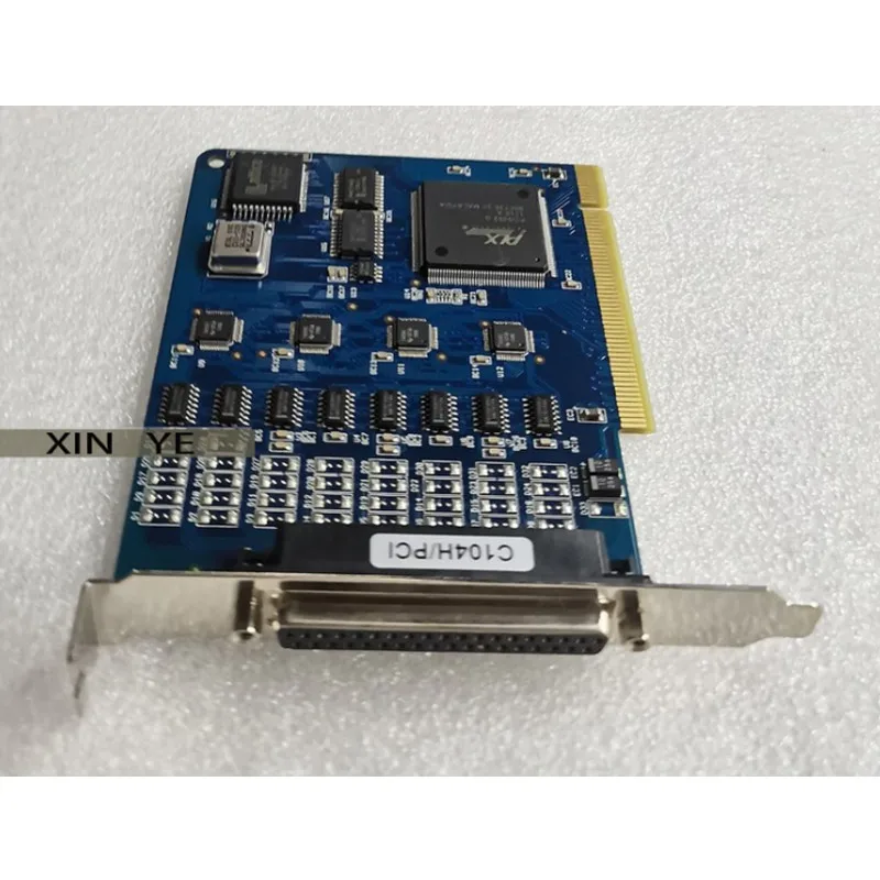 Фото Четырехпортовая последовательная карта Mosa C104H/PCI шина PCI, карта данных, используемая в хорошем состоянии №3