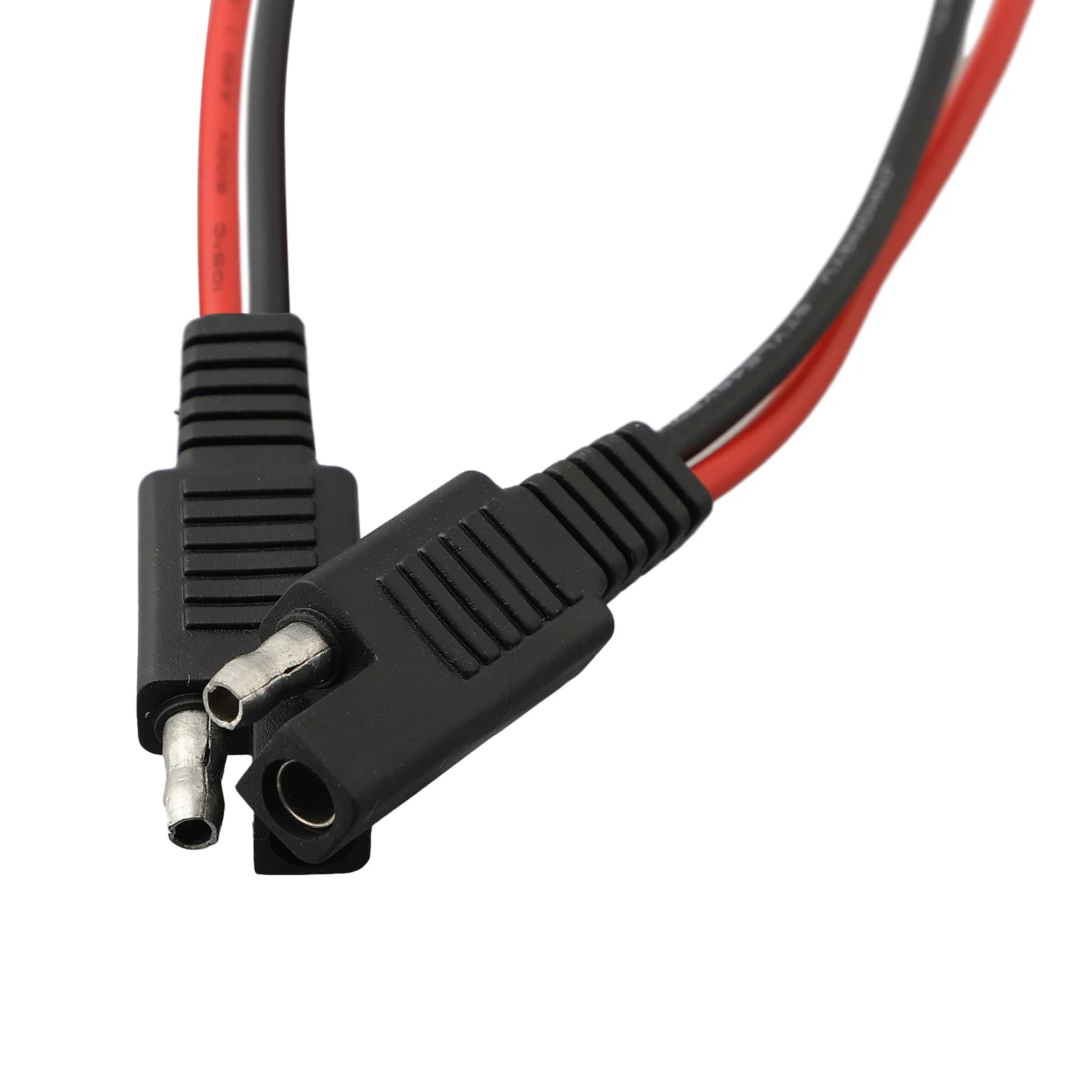 Фото 1 пара удлинительных кабелей SAE 18AWG, штекер + гнездо, длина 0 футов, идеально подходит для тракторов, мотоциклов и т. д. №2