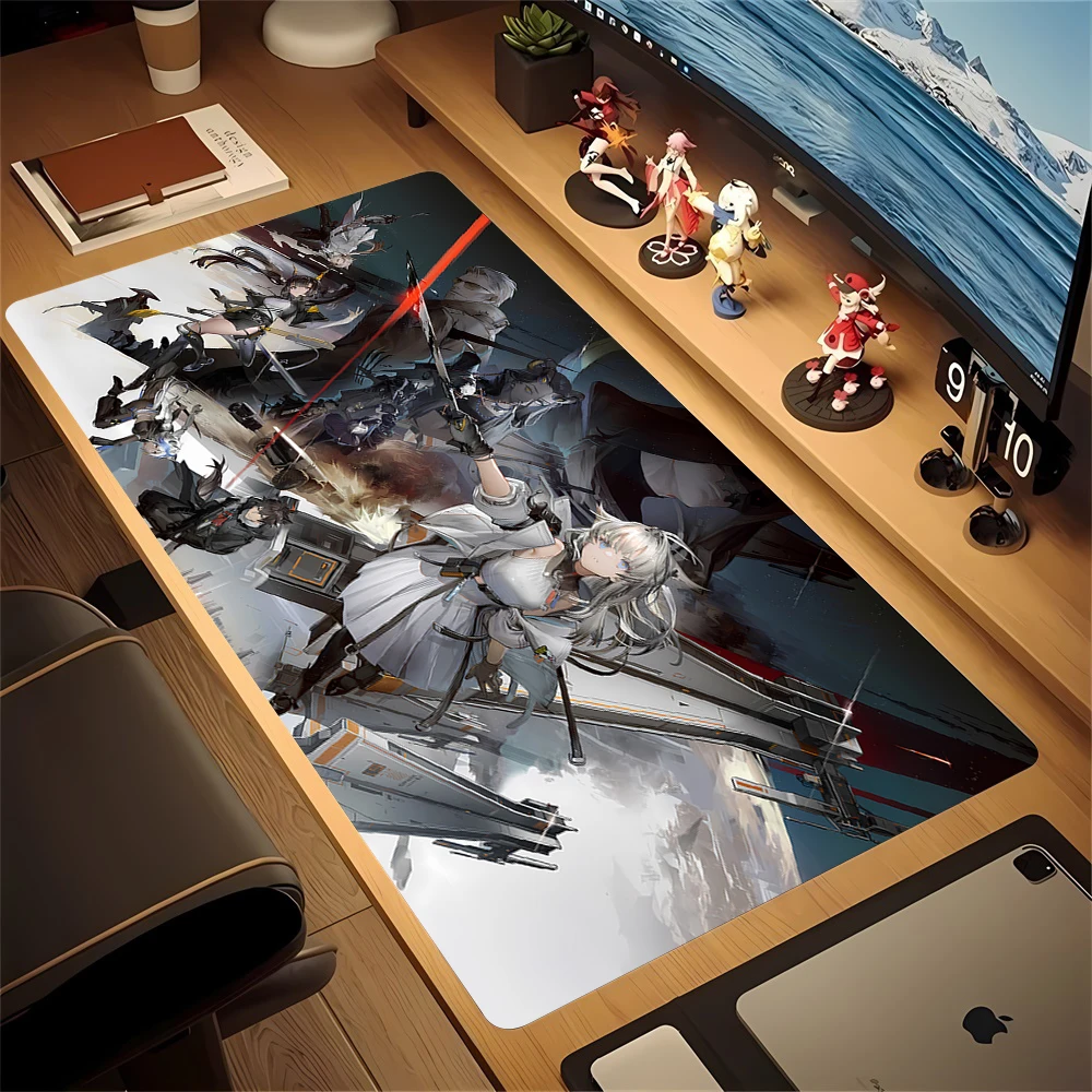 Arknights коврик для мыши аниме Kawaii Girl настольный коврик с Lockrand игровые аксессуары коврик для мыши XXL коврики для клавиатуры стежка коврик