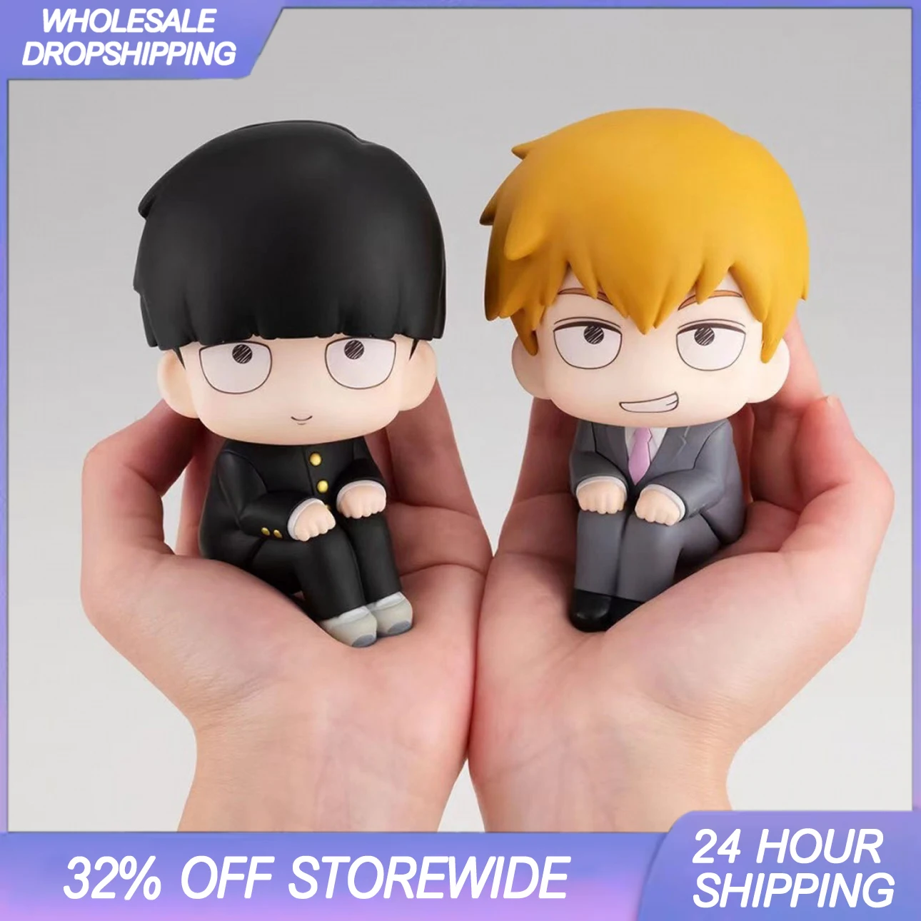 Kawaii Reigen Arataka фигурка Моб психод 100 GK издание серия сидя Пальма Коллекционная кукла милый Настольный орнамент для аниме фанатов