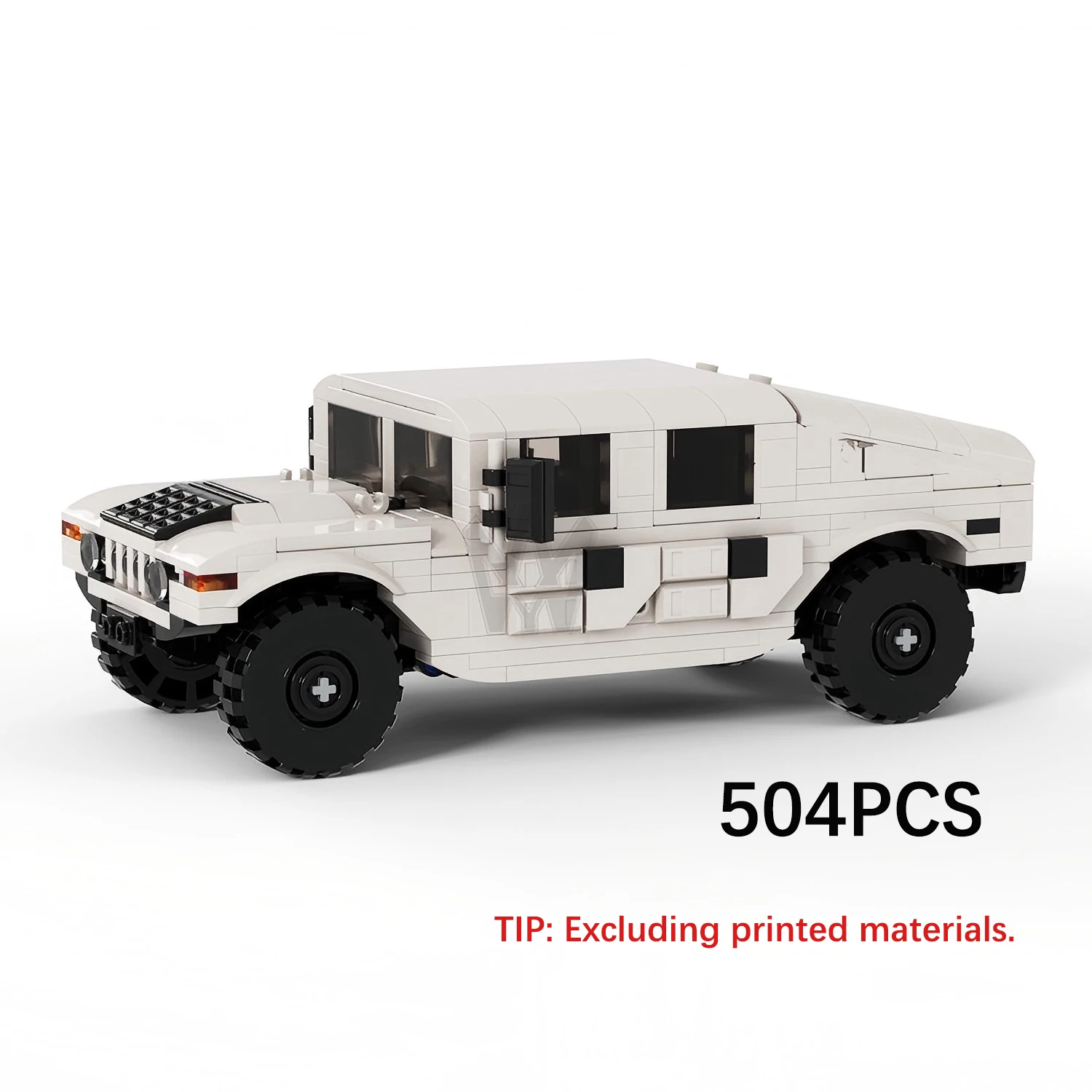 MOC-127299 Пикап Модель внедорожника Строительные кирпичи Скорость Чемпион 504 шт. Модульная технология Детская сборка игрушек