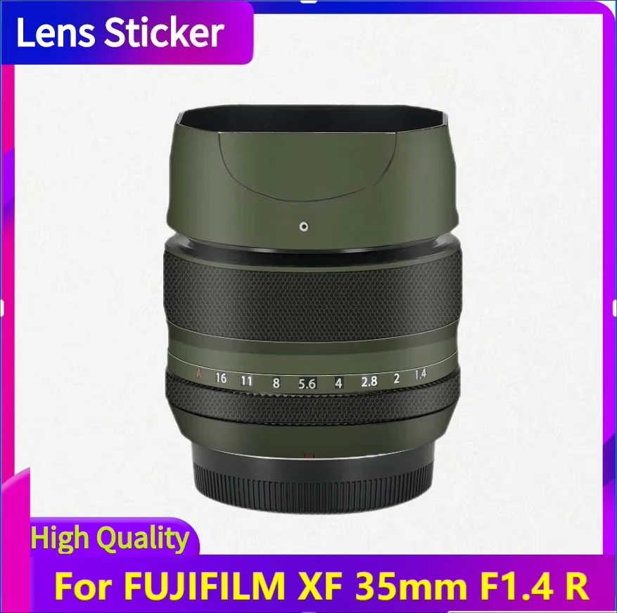 Для FUJIFILM XF 35 мм F1.4 R наклейка на объектив защитная наклейка на кожу виниловая пленка защитная пленка от царапин XF35