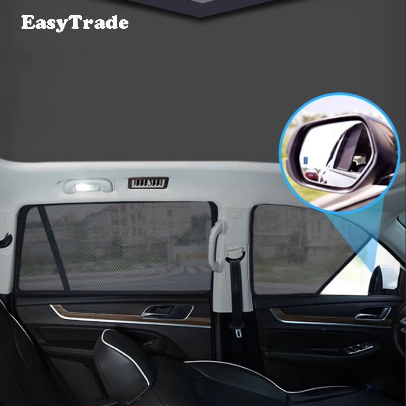 Фото Для Land Cruiser Prado J250 2024-2025 магнитный автомобильный солнцезащитный козырек, солнцезащитный козырек на боковое окно, сетчатая занавеска, солнцезащитный крем, изоляционный козырек №5