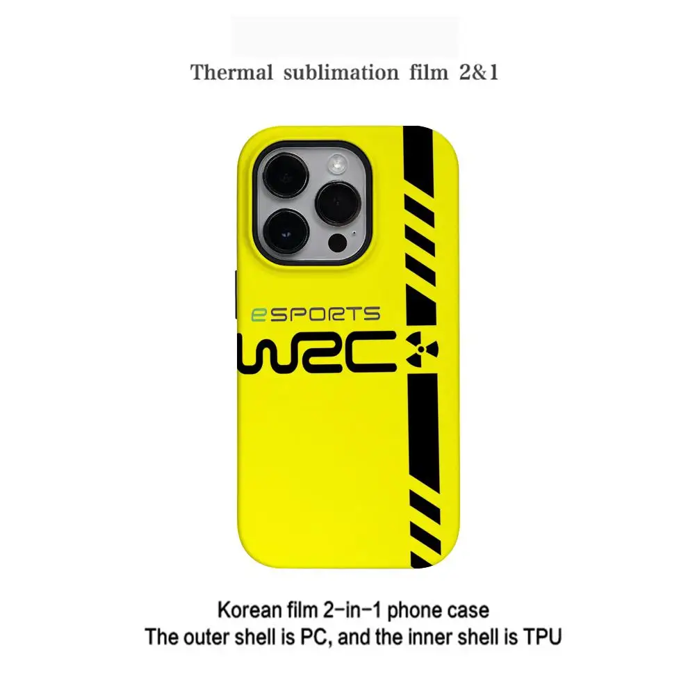 Фото Чехол для телефона WRC Rally Racin с глянцевым корпусом 2-в-1 для iPhone 17 16 e 15 14 13 12 11 Pro Max Plus mini XS №5