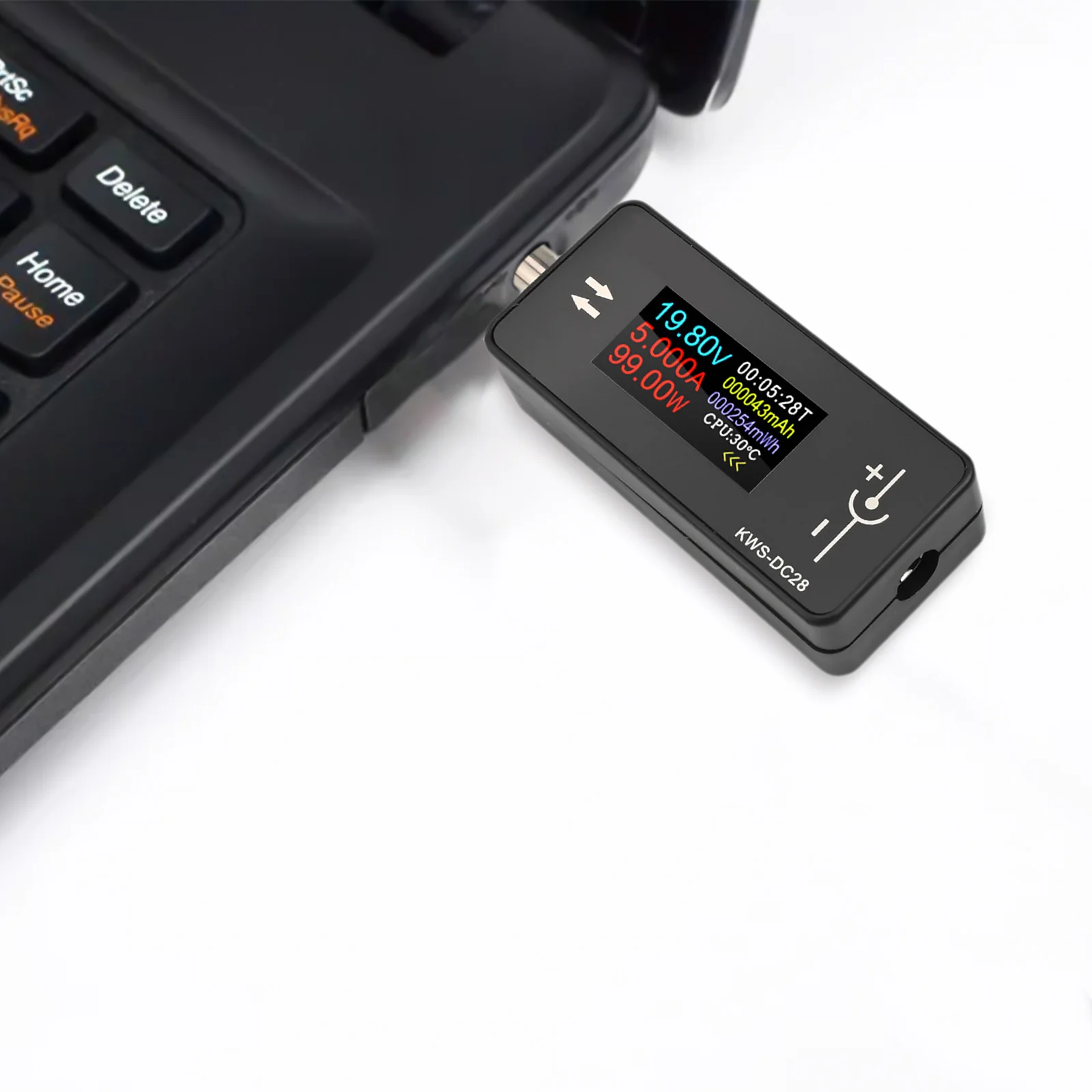 Фото Интеллектуальный зарядный тестер DC5525 240 Вт с TFT-дисплеем высокой четкости для точного отслеживания напряжения и тока №5