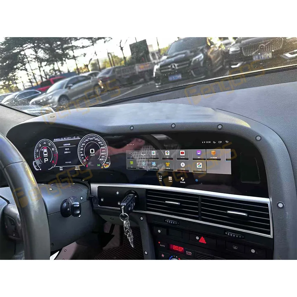 Автомобильный радиоприемник для Audi A6 2005 2006 2007 2008 2009, беспроводной мультимедийный плеер Carplay, AI-экран, GPS-навигация, DSP, автомобильные аксессуары