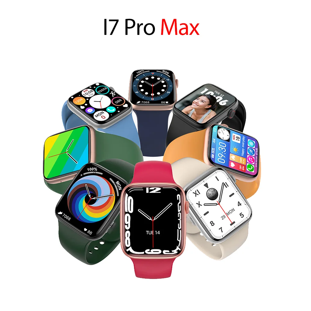 Смарт-часы SCAFATI Series7 I7 Pro MAX, Bluetooth, пульсометр, водонепроницаемый