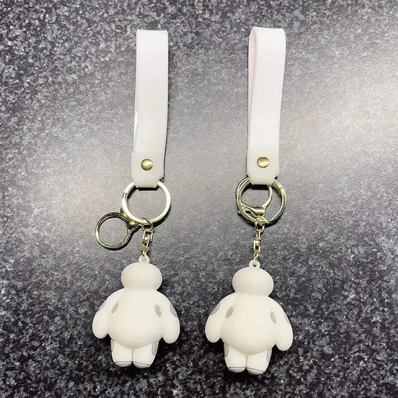 Disney Big Hero 6 Baymax милый мультфильм аниме ПВХ брелок для ключей от машины украшения рюкзак подвеска на молнии подарок на Хэллоуин и Рождество (art.: 3920d1a2d7b60) - 3920d1a2d7b60