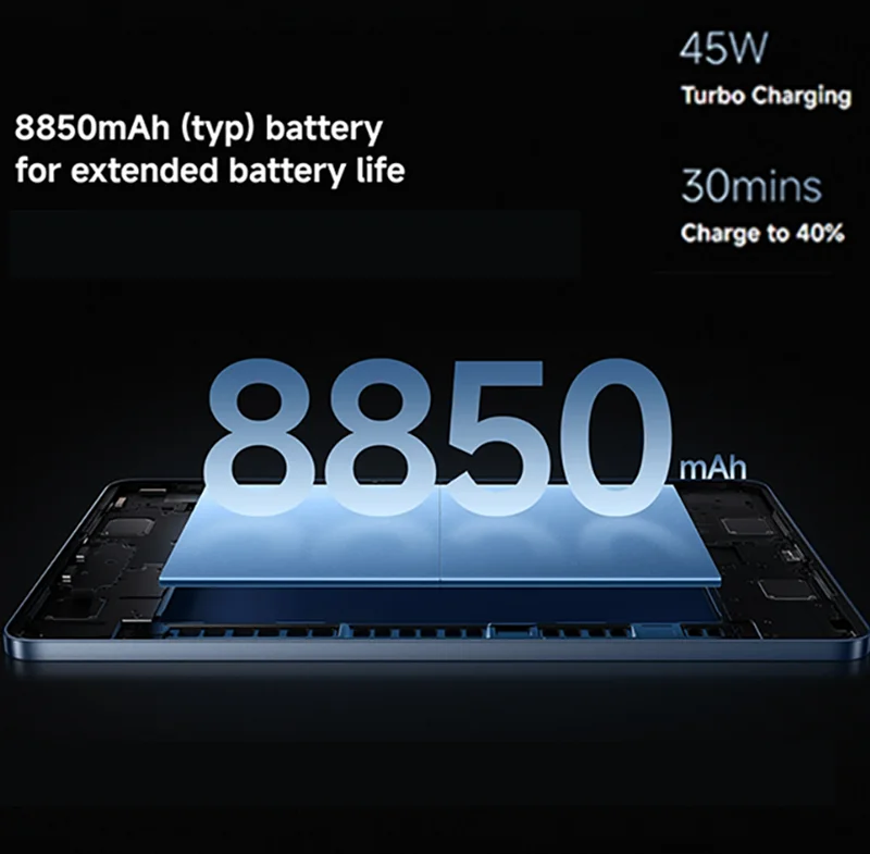 Фото Xiaomi Pad 7 11,2 дюйма, 3,2 К, 144 Гц, дисплей Snapdragon 7 Gen3, 8850 мАч, 13 МП + 8 МП, камера, поддержка IPv6, планшетный ПК Dolby Atmos, планшет Xiaomi №5