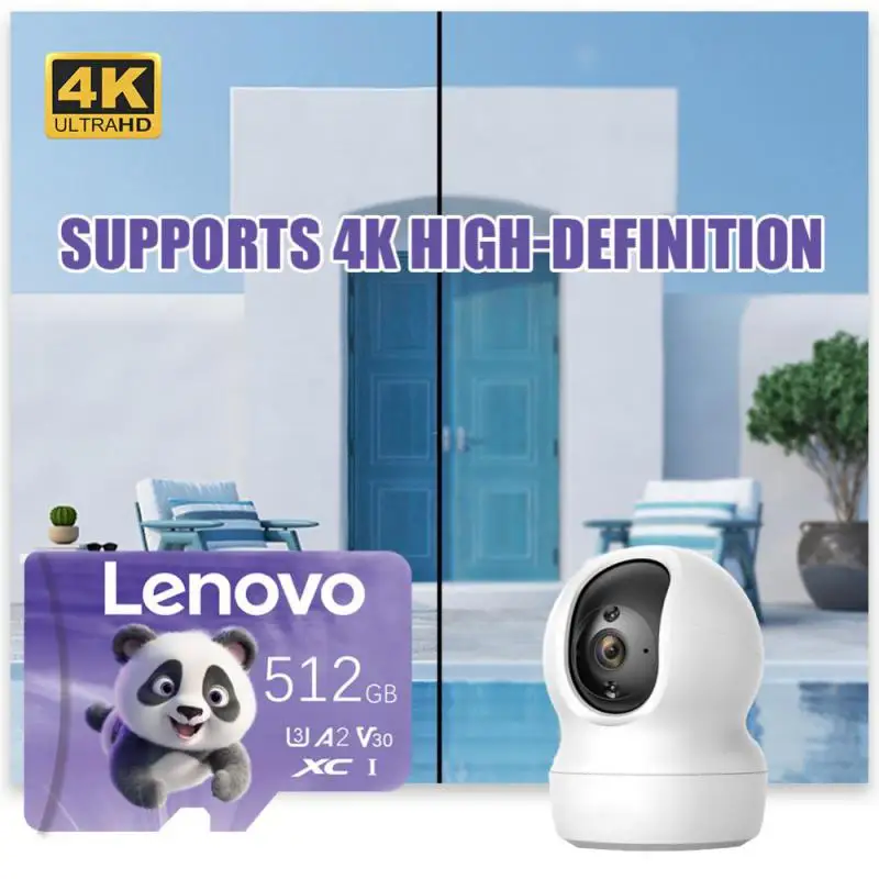 Фото Карта памяти Micro TF SD Lenovo, класс 10, 128 ГБ, 1 ТБ №4