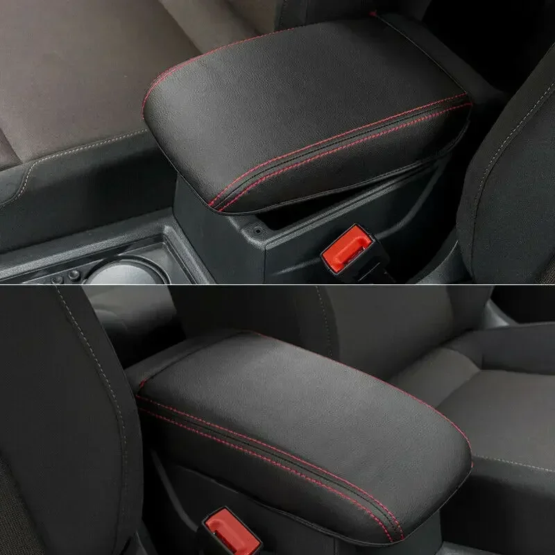 Фото Стильный и защитный чехол на подлокотник из кожи из микрофибры для Golf 7 MK7 2013 2017, повысь ваш опыт вождения! №3