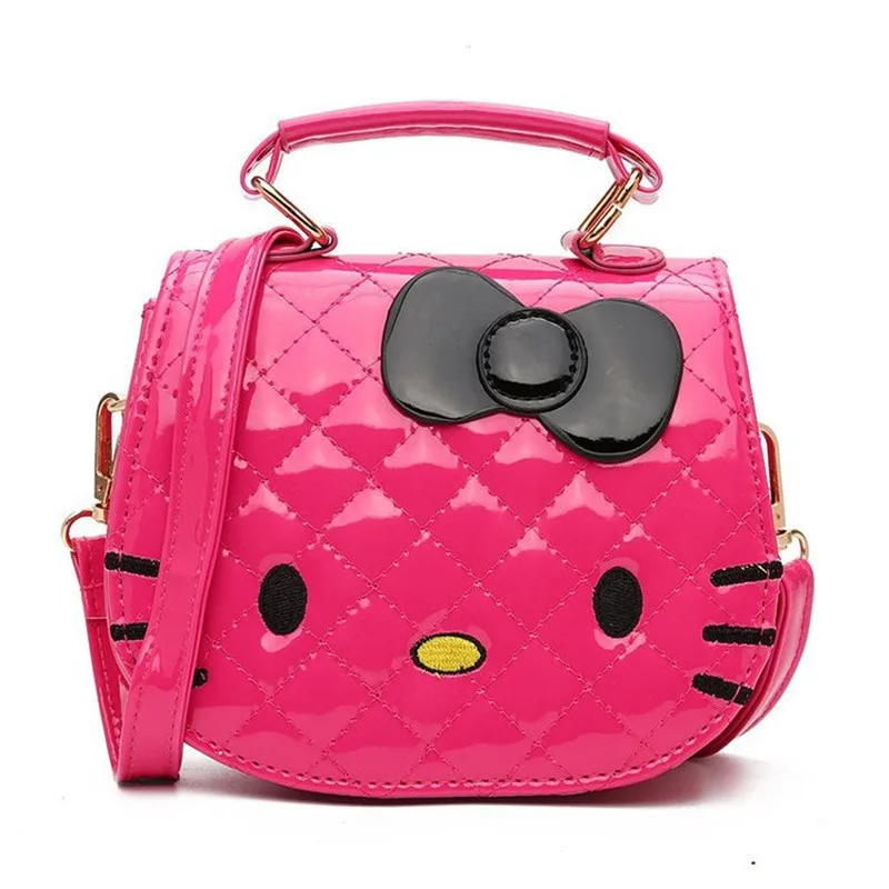Sanrio hello kitty, детская сумка-мессенджер, модная сумка принцессы для девочек, сумка через плечо из искусственной кожи