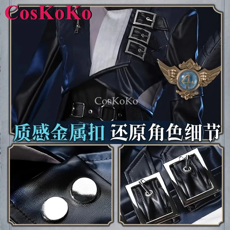 Фото CosKoKo Seer/Eli Clark Косплей Игра Identity V Костюм Dim Skin Модная униформа Полный комплект Мужская одежда для ролевых игр на Хэллоуин №2