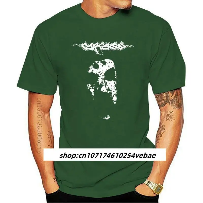 Металлическая футболка Carcass S Sampai 6xl Pakaian Pria Pra-katun 100% Katun