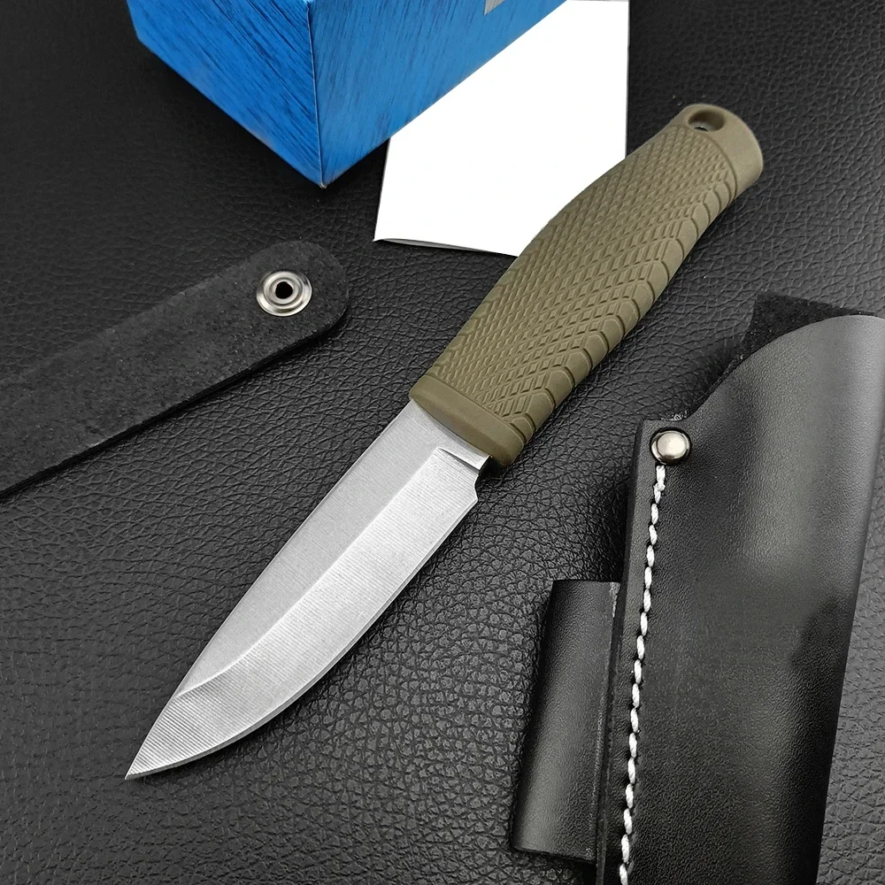 Тактический BM 18050 CPM-MagnaCut 2,7 дюйма, нож с фиксированным лезвием Stonewash, синий нож из ТПВ с ручкой, нож для выживания, охоты, пешего туризма, EDC, режущие инструменты (art.: 3920ccc5fd1c0) - 3920ccc5fd1c0