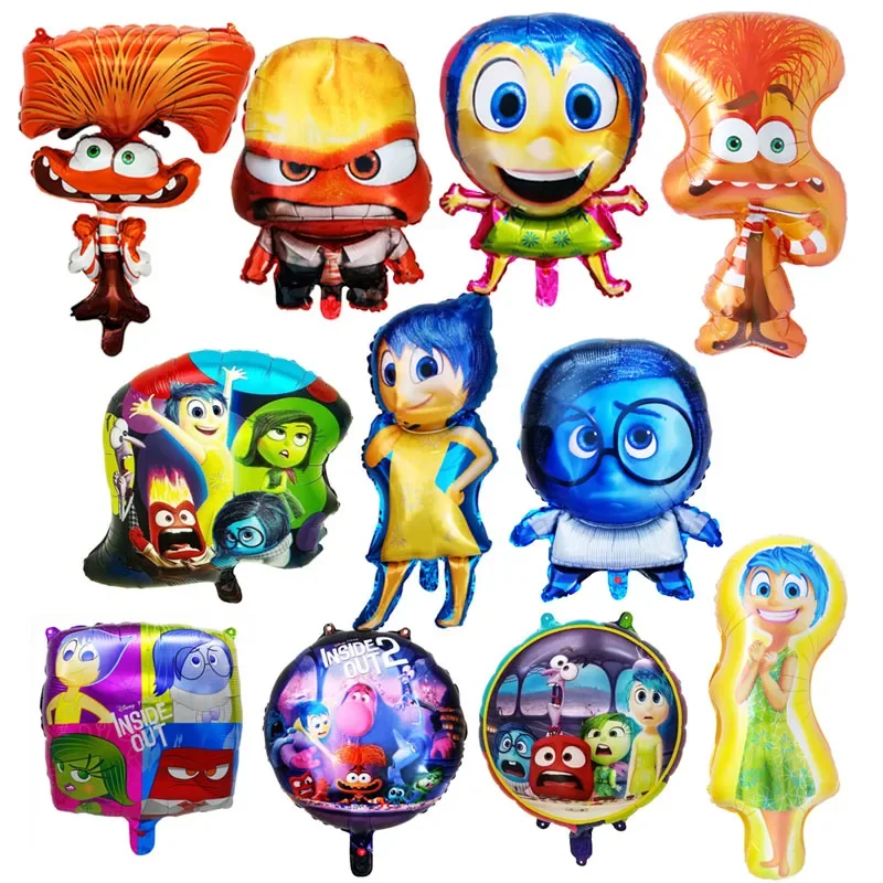 Воздушные шары Inside Out 2, детские украшения для вечеринки в честь Дня Рождения, мультяшные шары для мальчиков и девочек, принадлежности для детского душа, детские игрушки
