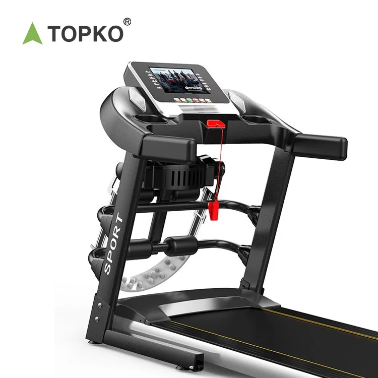 Беговая дорожка TOPKO, механическая электрическая беговая дорожка для гимнастического зала и фитнеса, с экраном (art.: 3920c0aae3bb3) - 3920c0aae3bb3